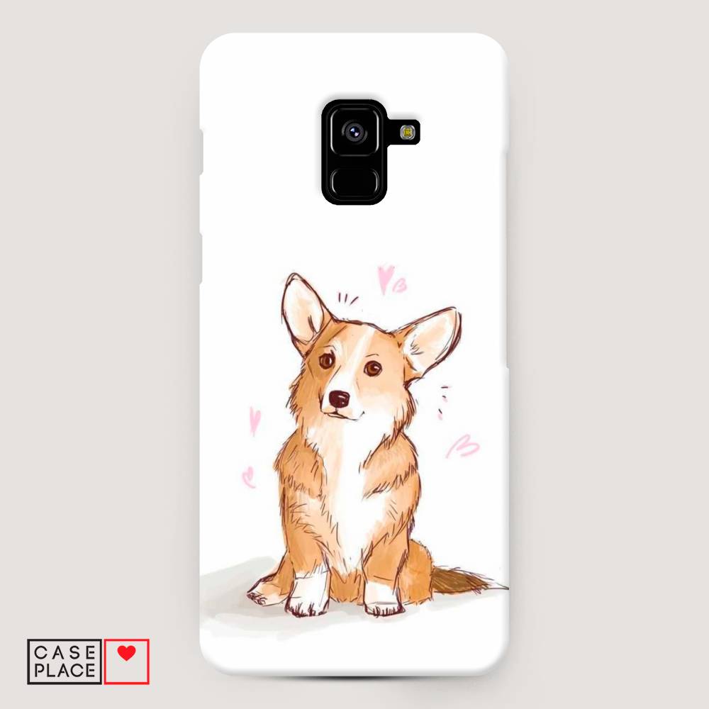 

Чехол Awog "Корги любовь" для Samsung Galaxy A8 +