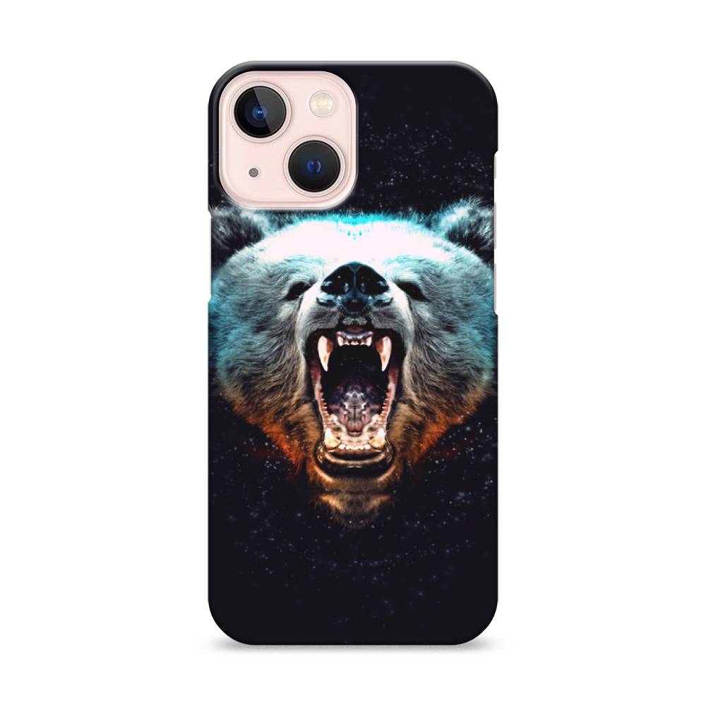 

Пластиковый чехол "Медведь" на Apple iPhone 13 mini, 14120-1