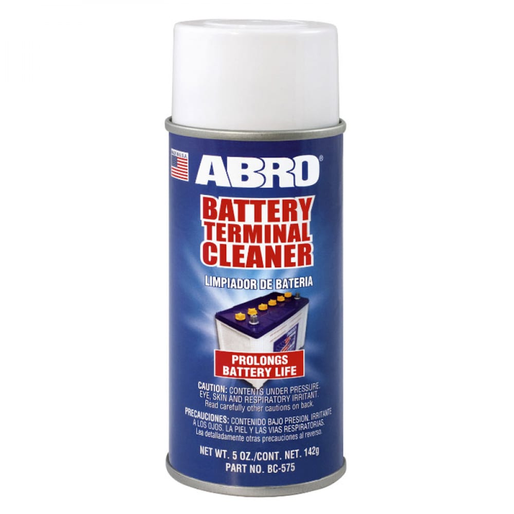 

Очиститель клемм аккумулятора ABRO INDUSTRIES INC Abro спрей 142 г BC-575