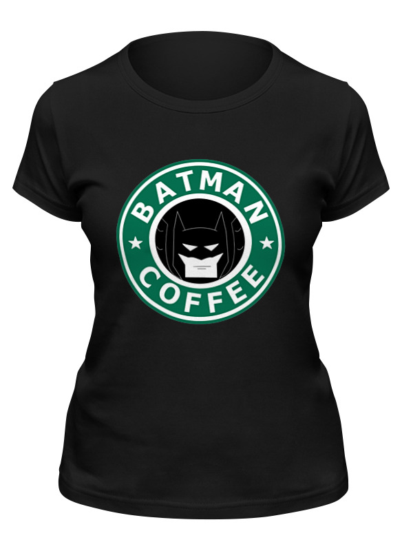 Футболка женская Printio Бэтмен (batman) черная 2XL