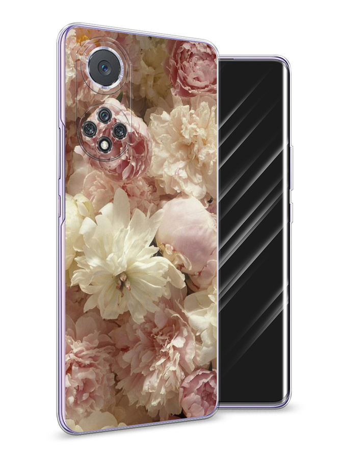

Чехол Awog на Huawei Nova 9 "Пионы светлые", Бежевый;коричневый, 6106150-8