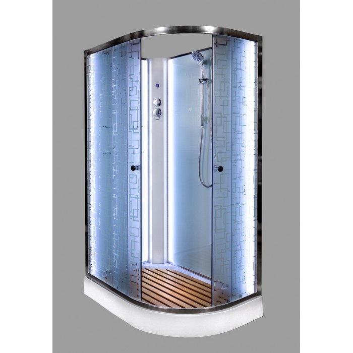 

Душевая кабина DETO ЕМ1512 L N 120х80 см с LED-подсветкой