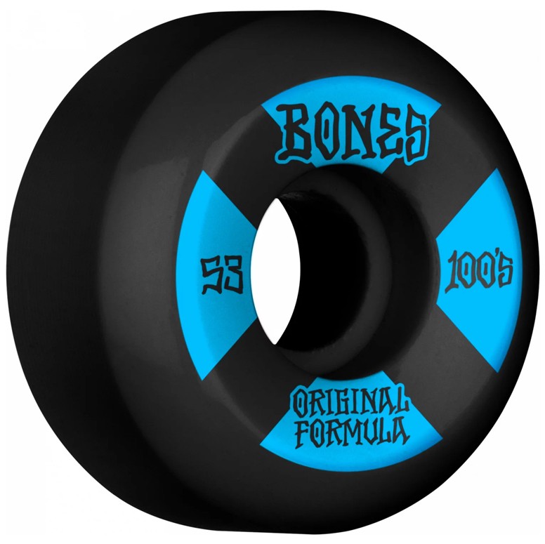 

Колеса для скейтборда BONES 100'S Og Formula Sidecut Black 53mm 100A 2022