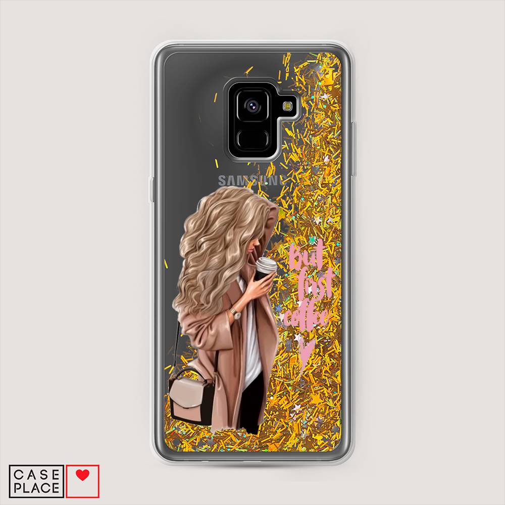 

Чехол Awog "Девушка с кофе" для Samsung Galaxy A8 +