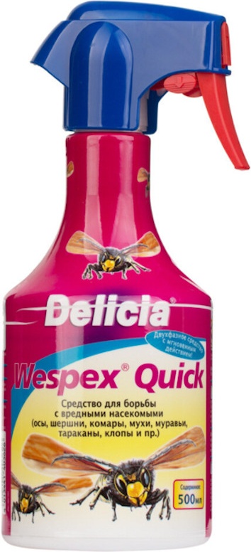 Спрей от жалящих и ползающих насекомых Delicia Wespex Quick 500 мл