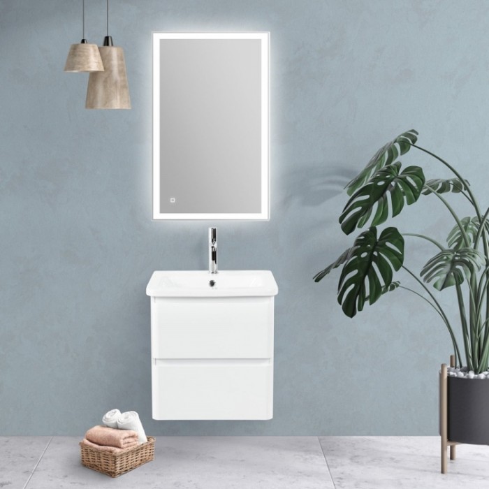 

Мебель для ванной BelBagno Albano-CER 50 Bianco Lucido