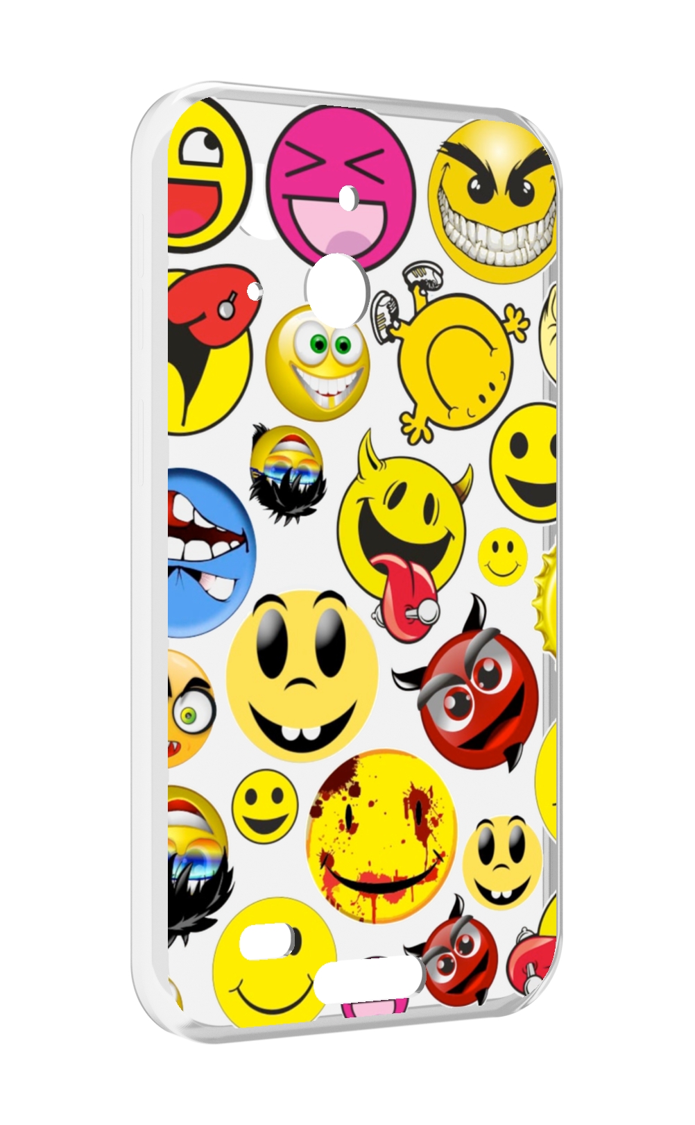 

Чехол MyPads Смайлики для Oukitel WP20 / WP20 Pro, Прозрачный, Tocco