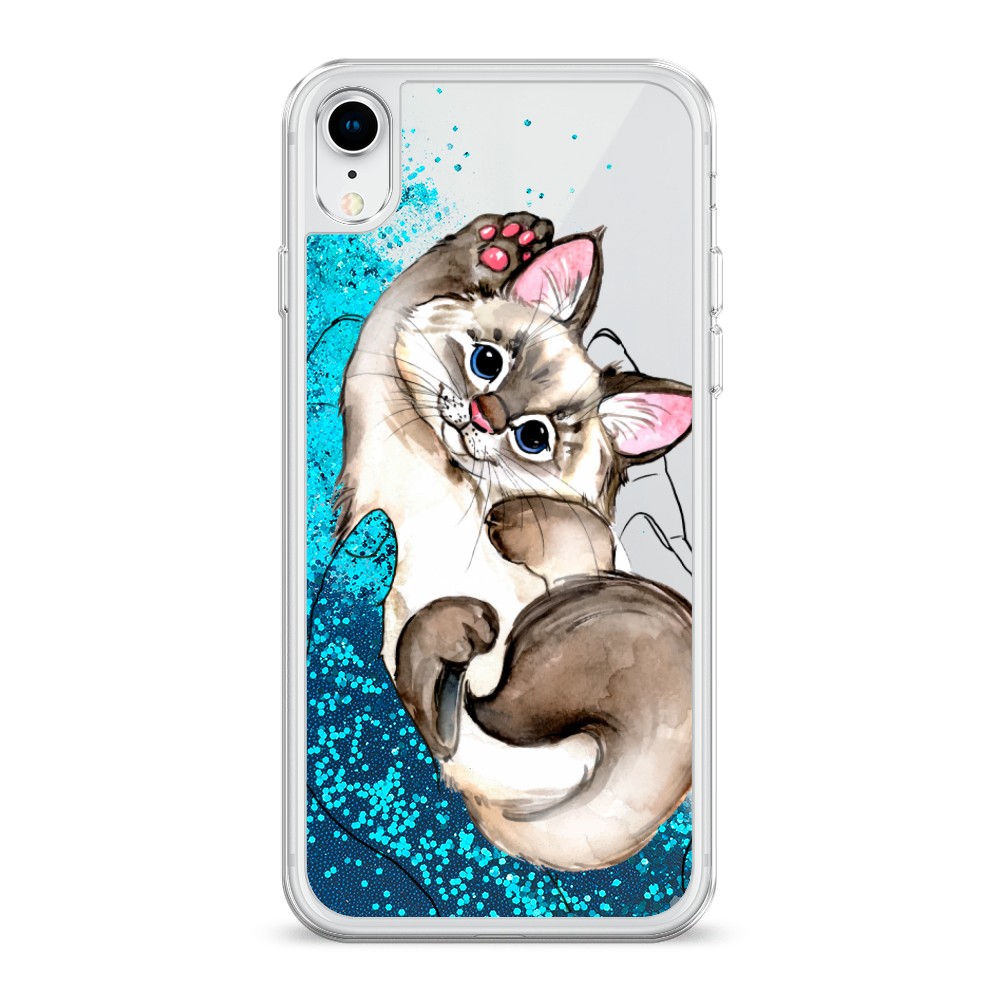 

Чехол Awog на Apple iPhone XR (10R) / Айфон XR (10R) "Котенок в ладошках", Разноцветный, 12093-1