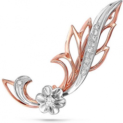 

Брошь из красного золота с бриллиантом Kabarovsky 5-0003-1000, 5-0003-1000