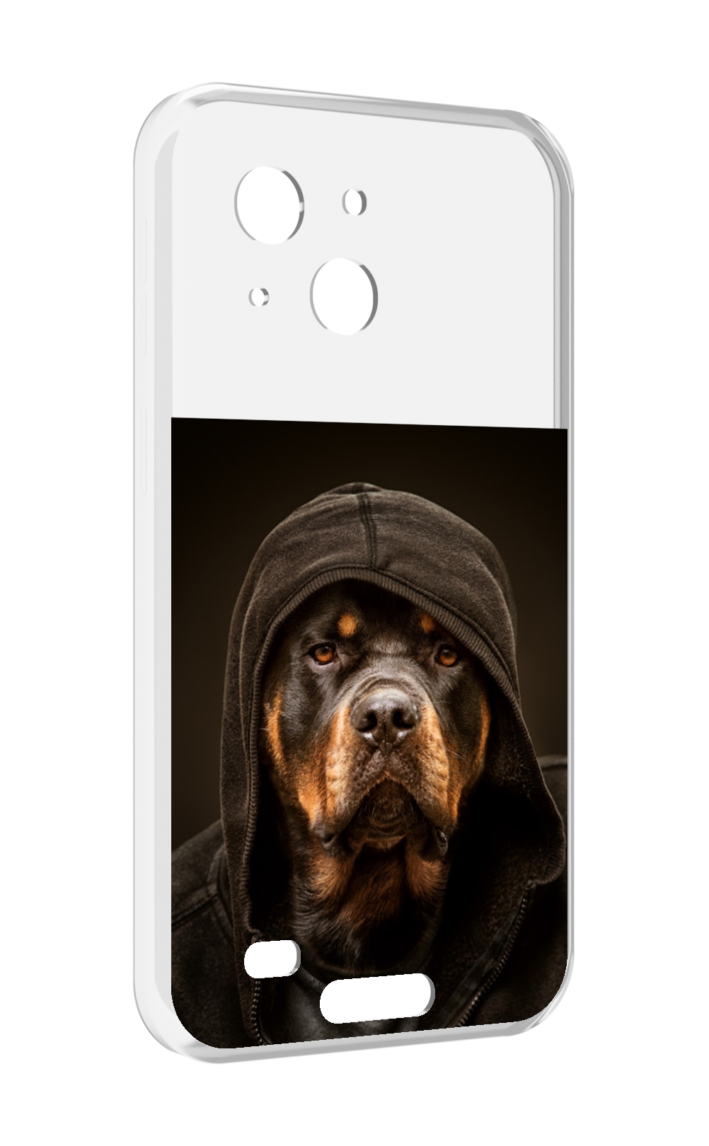 

Чехол MyPads Пес-барбос для Oukitel WP20 / WP20 Pro, Прозрачный, Tocco