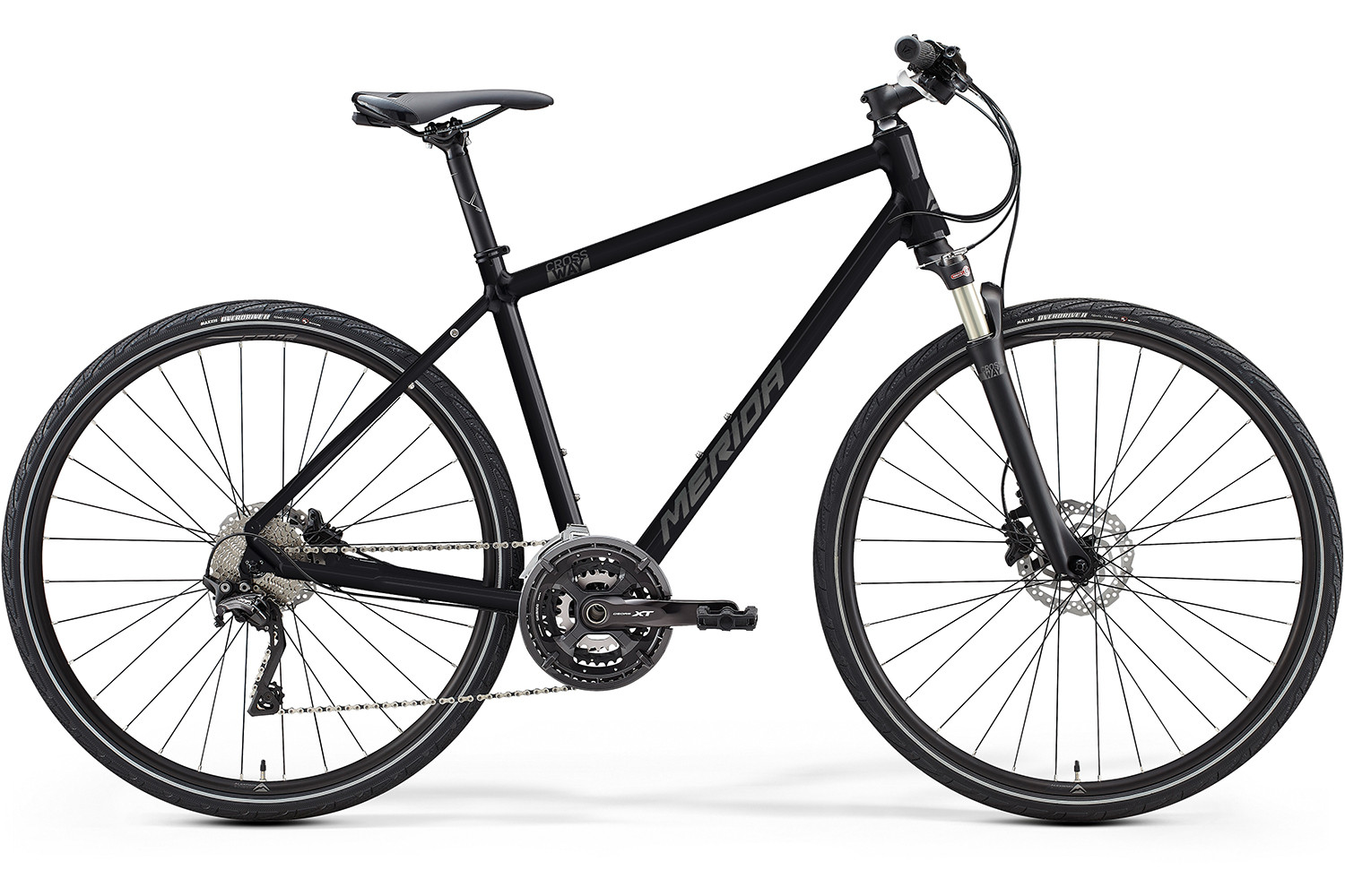 Велосипед Merida Crossway Xt-Edition Glossy Black-Matt Silver, M-51
