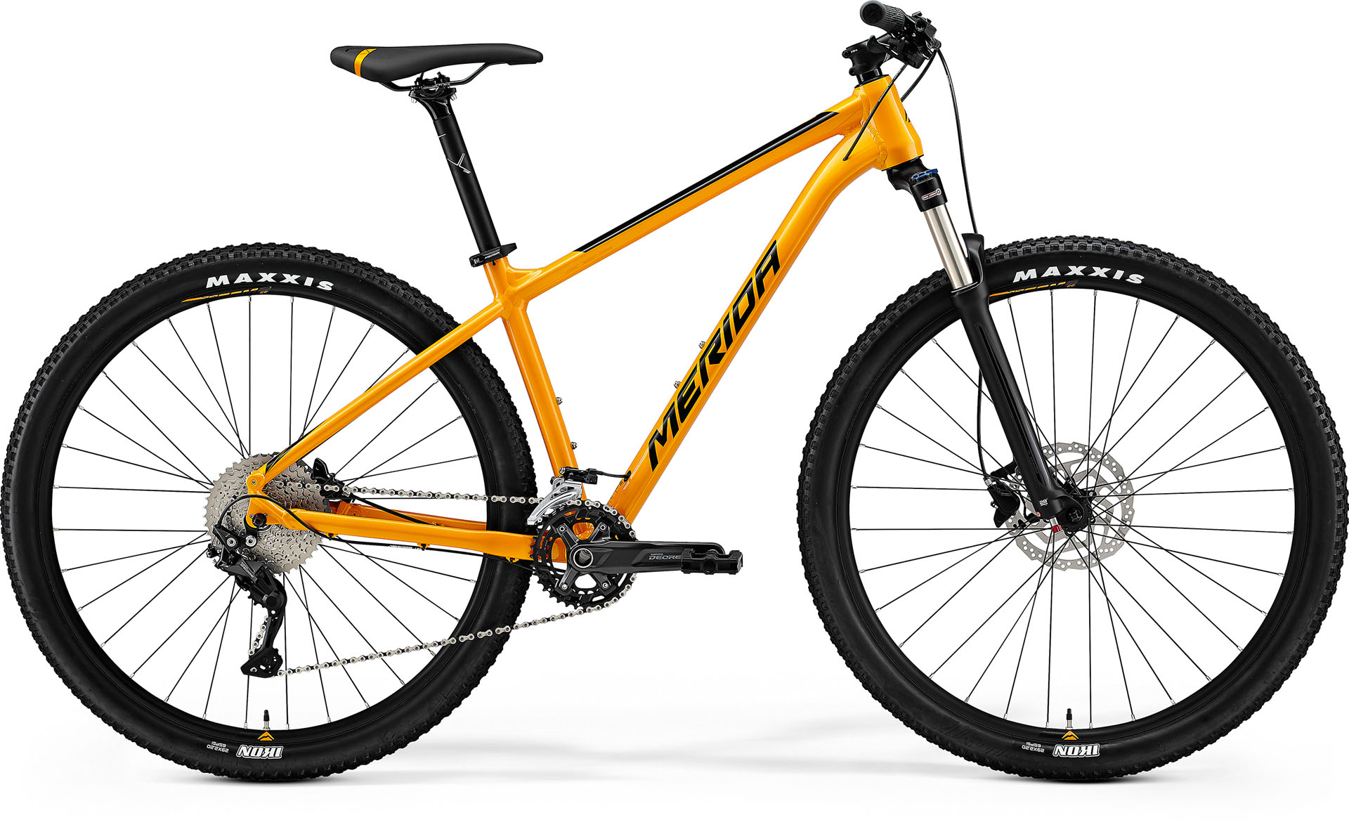 Велосипед Merida Big Nine 300 XL-20, оранжевый с чёрным