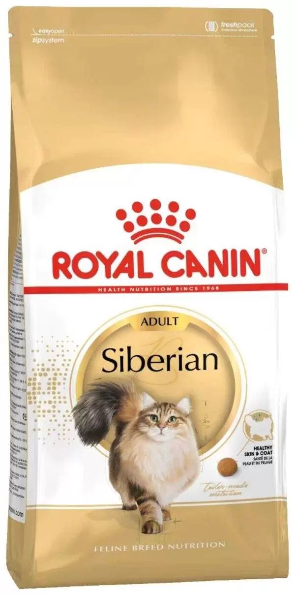 

Сухой корм для кошек ROYAL CANIN SIBERIAN ADULT для сибирских, 2шт по 2кг