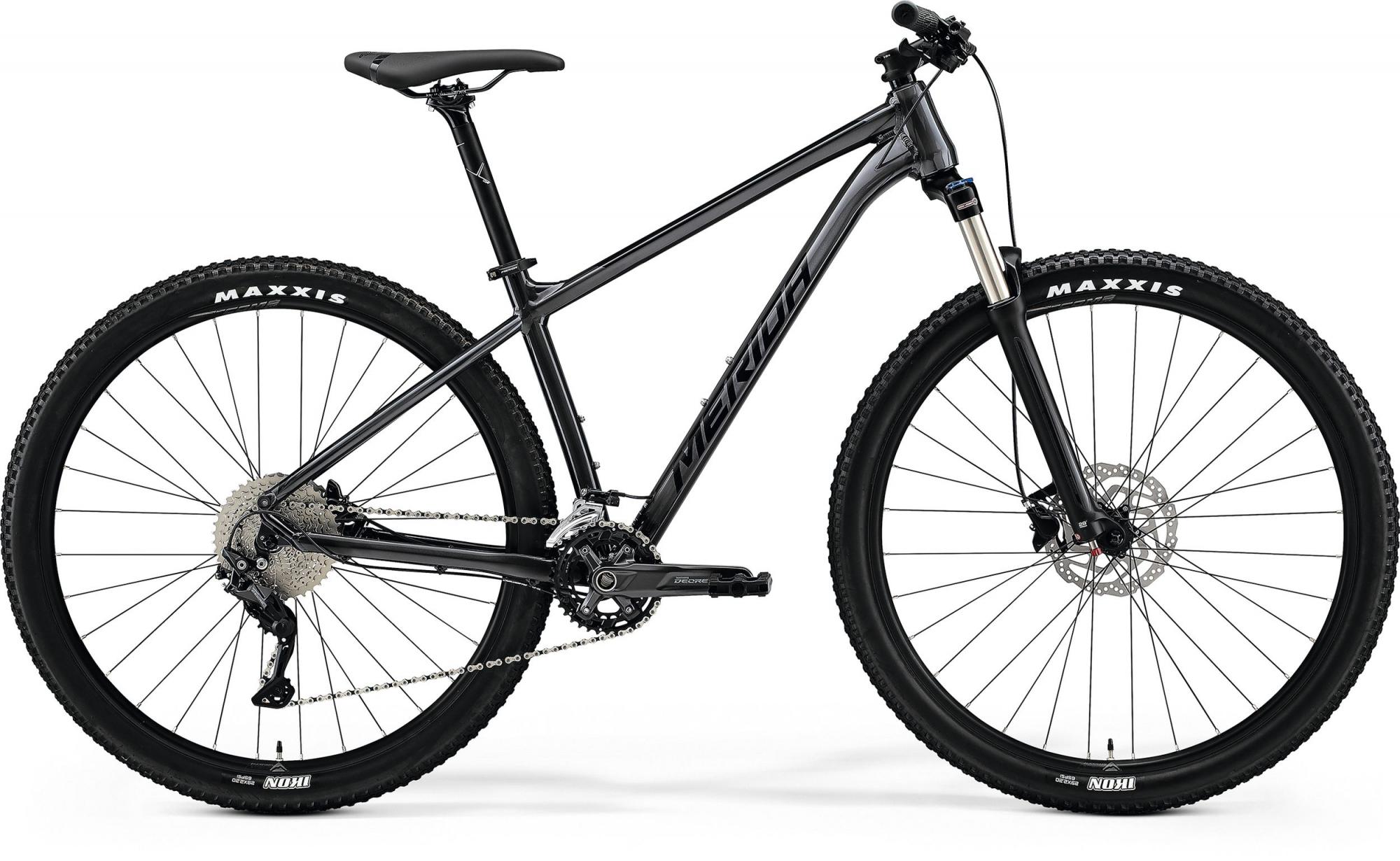 Велосипед Merida Big Nine 300 XL-20, тёмно-серебряный с чёрным