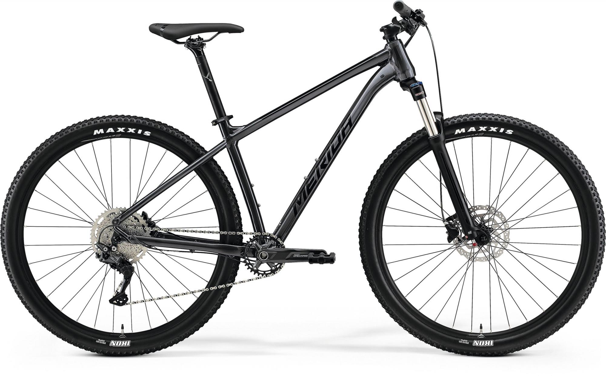 Велосипед Merida Big Nine 200 XL-20, тёмно-серебряный с чёрным