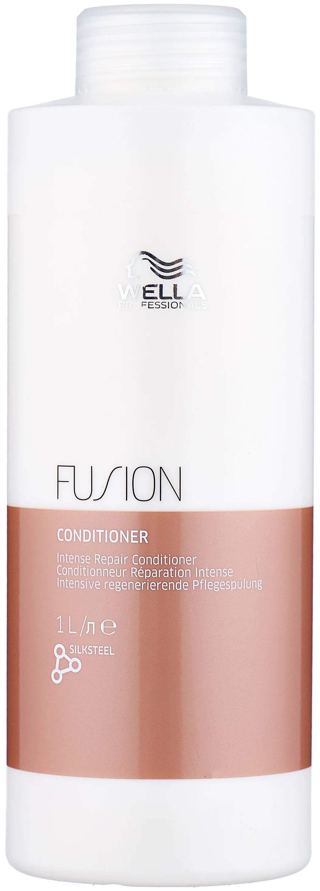 Бальзам для волос Wella Professionals Fusion интенсивно восстанавливающий, 1 л wella professionals шампунь интенсивный восстанавливающий fusion 250 мл
