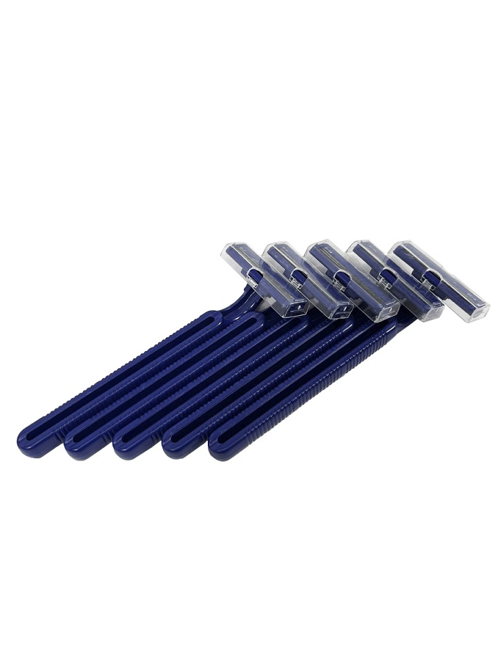 

Одноразовые станки для бритья URM лезвия из нержавеющей стали 5 шт синий