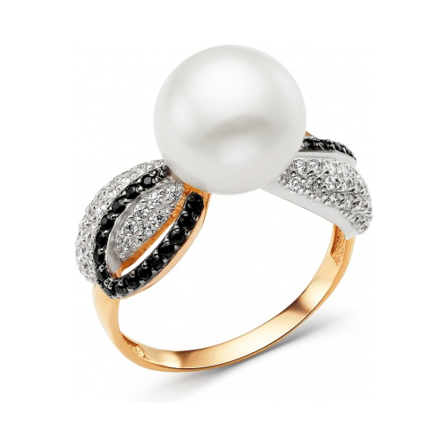 

Кольцо из красного золота с жемчугом/фианитом р. 18 Гранат 3.10.13.0278.00-2585, 3.10.13.0278.00-2585