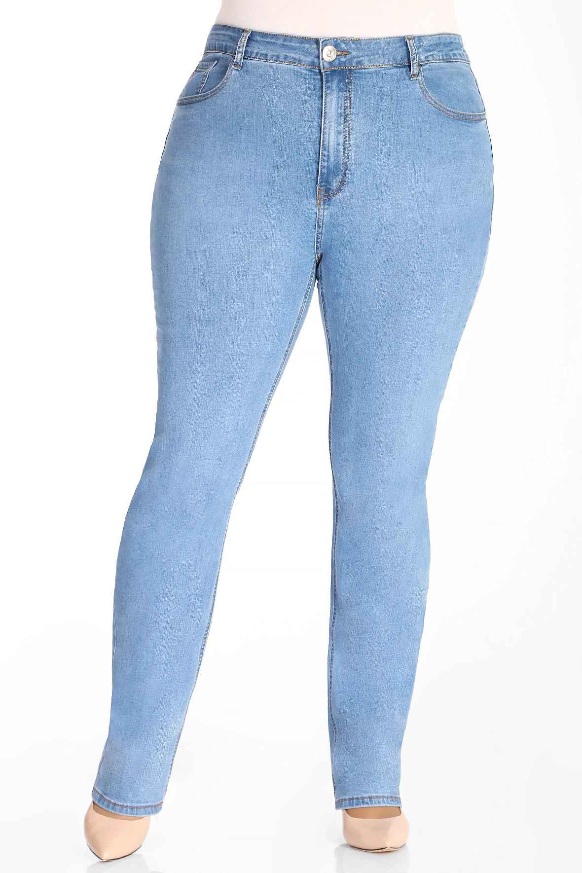 

Джинсы женские AlmondShop 1У-52 9040 синие 62 RU, 1У-52 9040