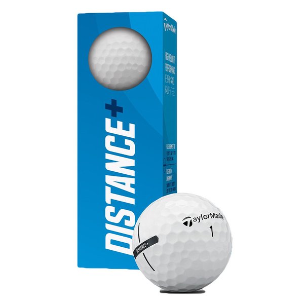 

Мяч для гольфа Taylormade Distance + арт.N7608601, Белый, Distance +