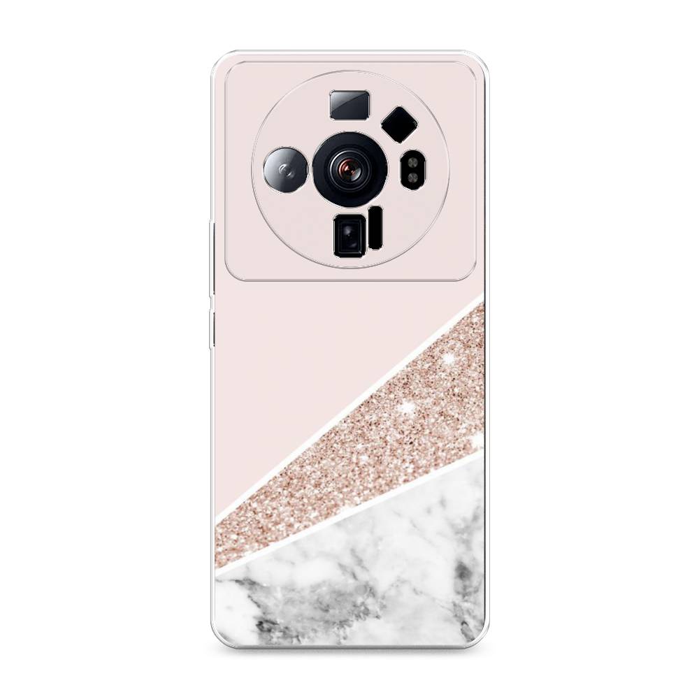 

Чехол на Xiaomi 12S Ultra "Блестящий розовый мрамор", 314550-3