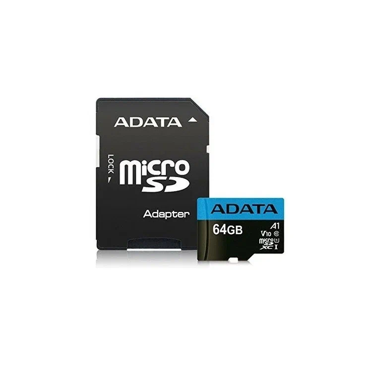 Карта памяти ADATA Micro SDXC 64Гб XC с адаптером 1429₽