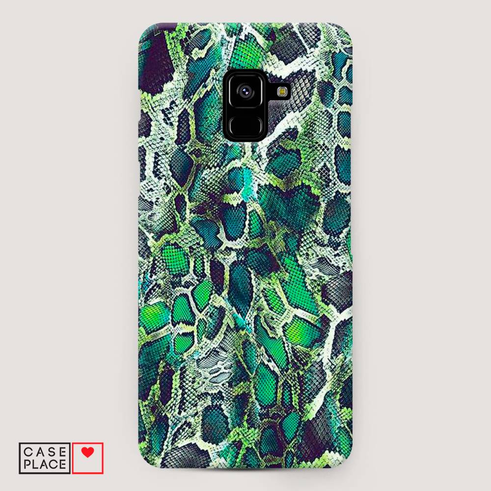 

Чехол Awog "Зеленая кожа змеи" для Samsung Galaxy A8 +