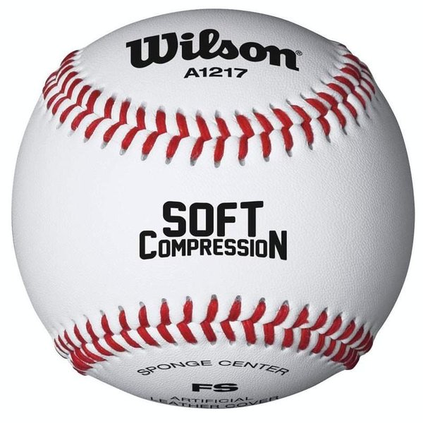 фото Мяч для бейсбола wilson soft compression арт. wta1217b