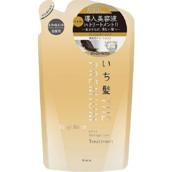 Бальзам-ополаскиватель для волос KRACIE Ichikami Восстанавливающий и увлажняющий 340г.