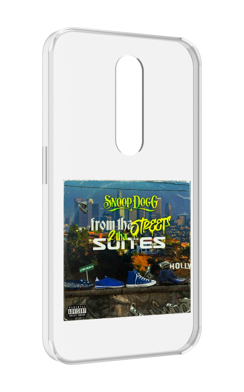 Чехол MyPads Snoop Dogg FROM THE STREET 2 THA SUITES для Motorola Moto X Force