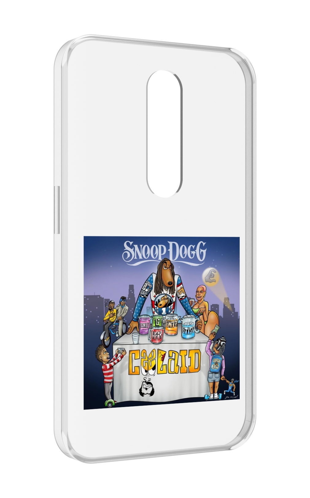 

Чехол MyPads Snoop Dogg COOLAID для Motorola Moto X Force (XT1585 / XT1581), Прозрачный, Tocco