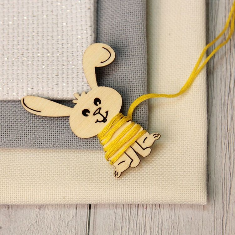 

Бобина для ниток «Зайчик», Бежевый