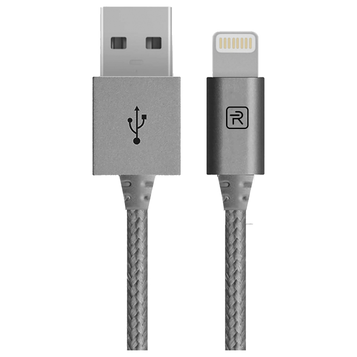 

Кабель Revocharge USB - Lightning 1 м, серый, USB - Lightning, серый