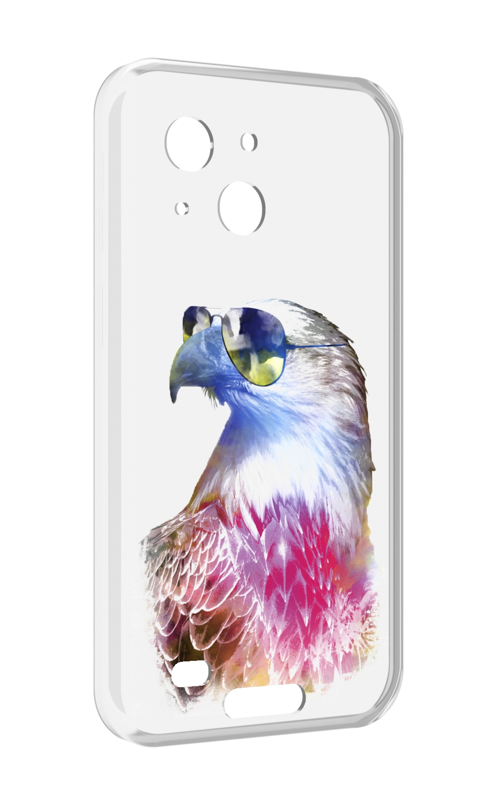 

Чехол MyPads Орел в очках для Oukitel WP20 / WP20 Pro, Прозрачный, Tocco