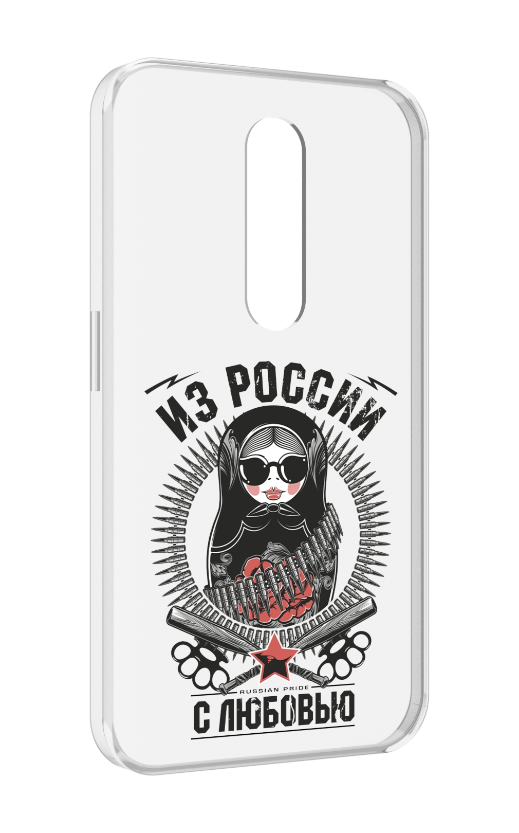 

Чехол MyPads Из России с любовью для Motorola Moto X Force (XT1585 / XT1581), Прозрачный, Tocco