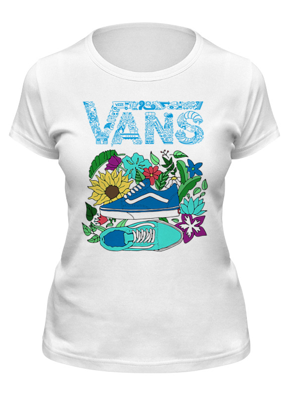 

Футболка женская Printio Vans off the wall белая XL, Белый, Vans off the wall