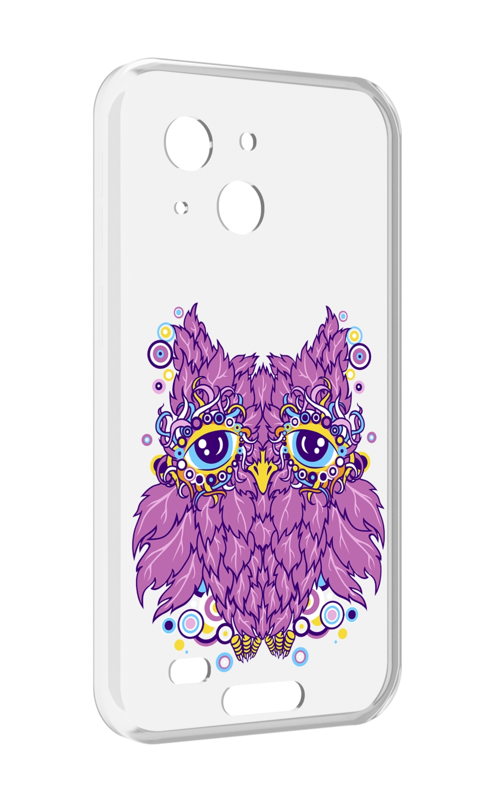 

Чехол MyPads Розовая сова для Oukitel WP20 / WP20 Pro, Прозрачный, Tocco
