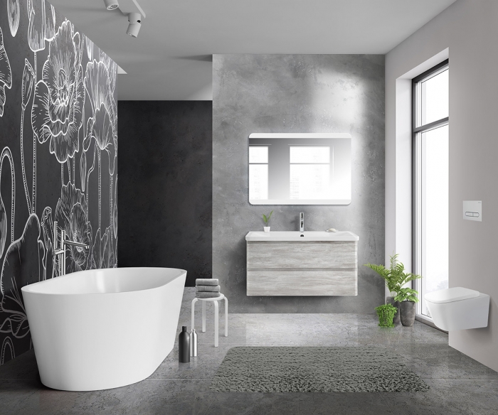 

Мебель для ванной BelBagno Albano 100 Rovere Vintage Bianco