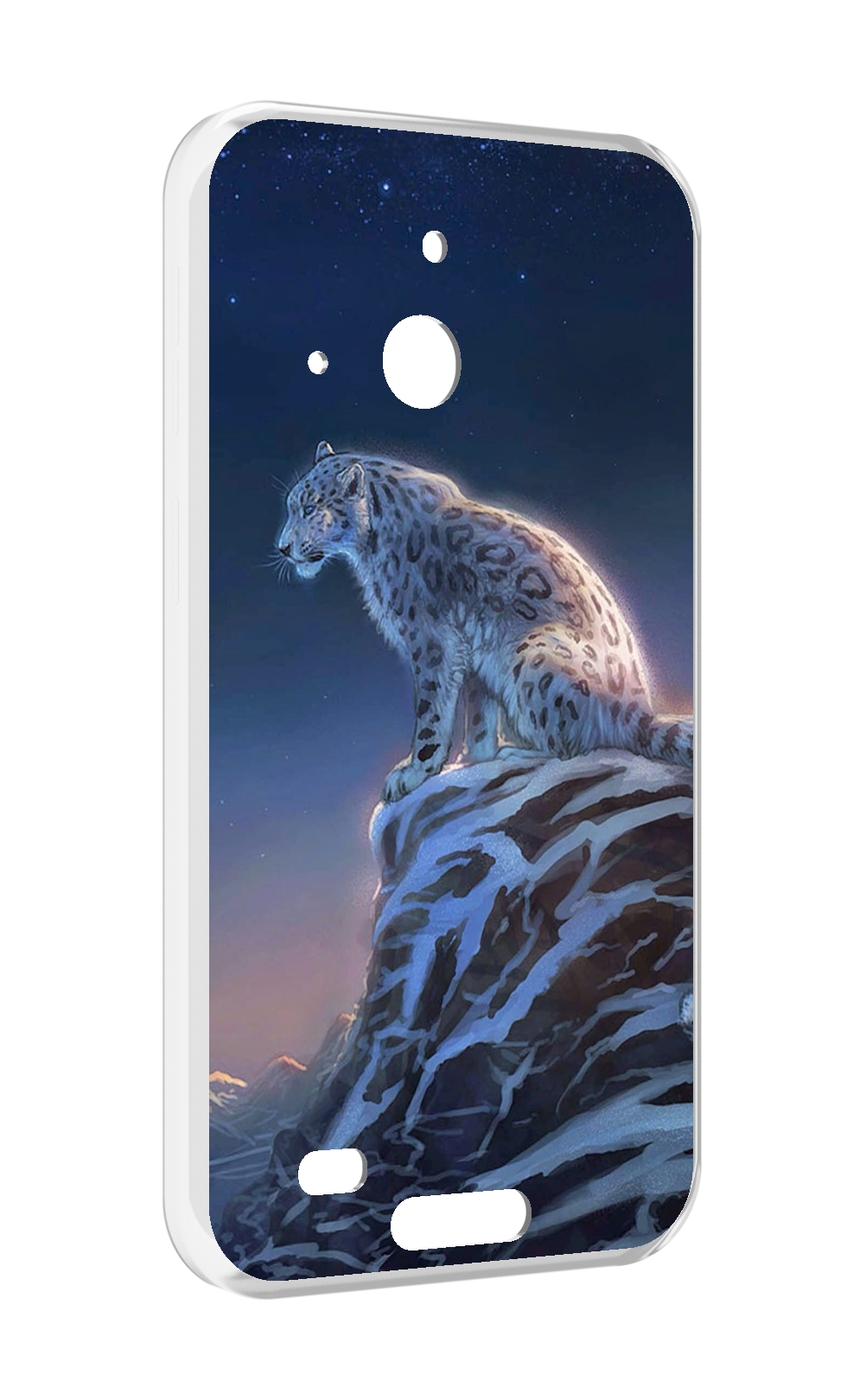 

Чехол MyPads Одинокий-Барс для Oukitel WP20 / WP20 Pro, Прозрачный, Tocco