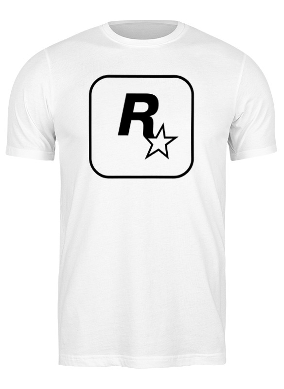 

Футболка мужская Printio Rockstar белая M, Белый, Rockstar
