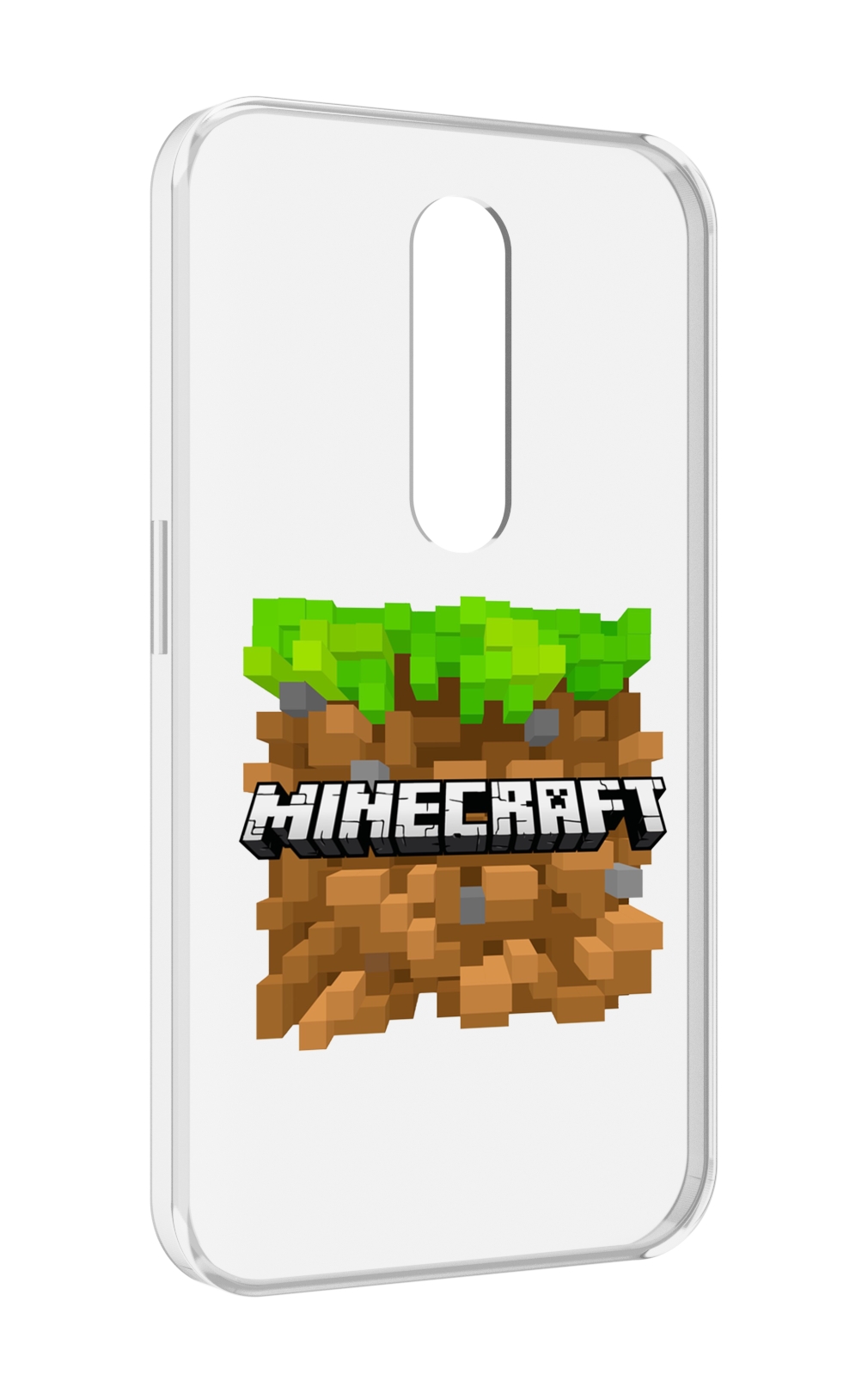 

Чехол MyPads Minecraft-2 для Motorola Moto X Force (XT1585 / XT1581), Прозрачный, Tocco