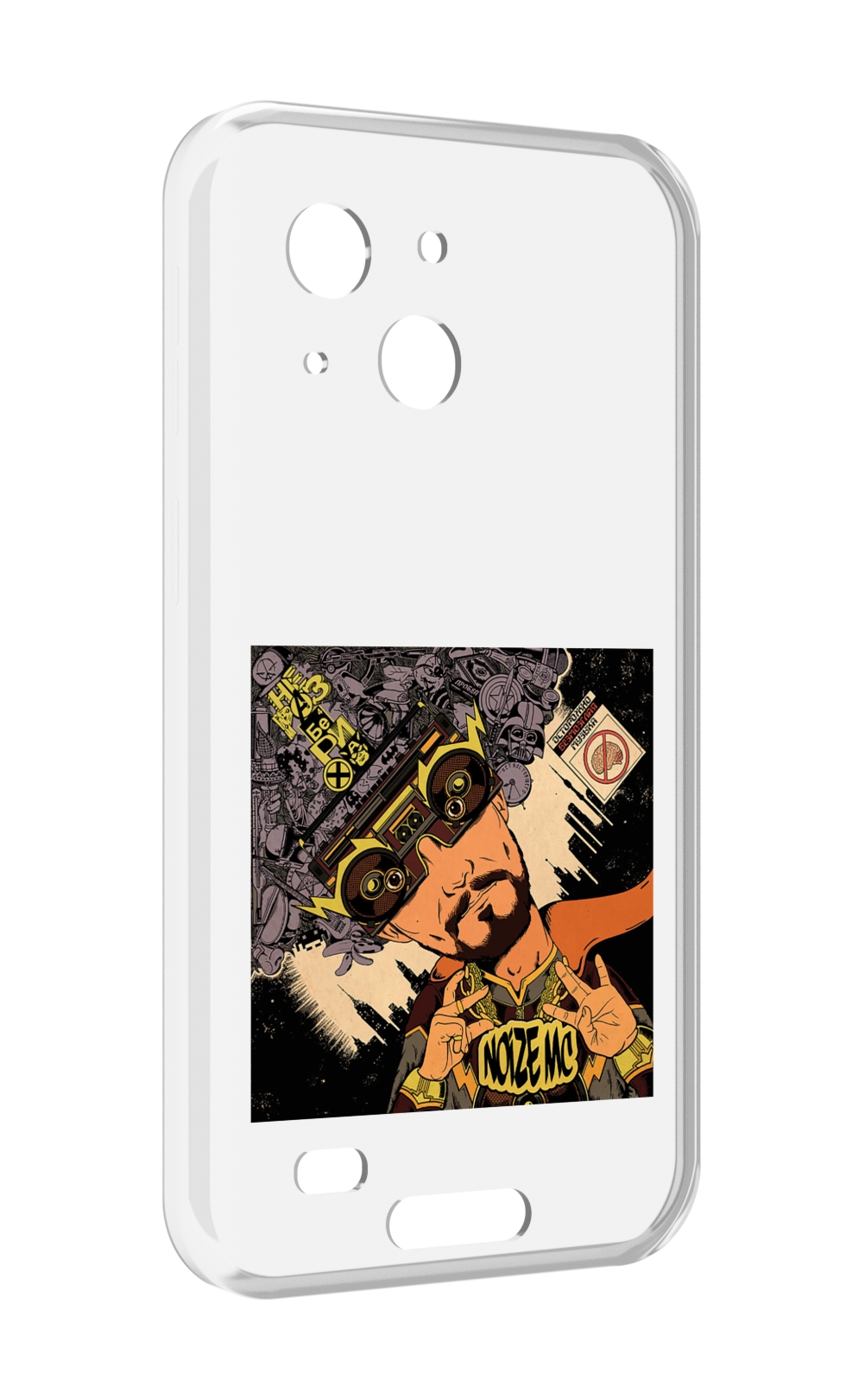 

Чехол MyPads Неразбериха Noize MC для Oukitel WP20 / WP20 Pro, Прозрачный, Tocco