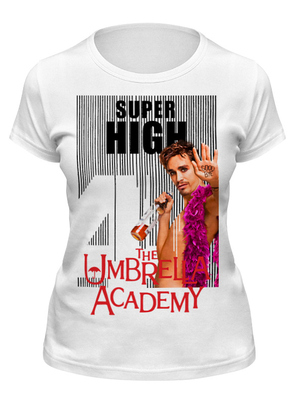 

Футболка женская Printio The umbrella academy белая XL, Белый, The umbrella academy