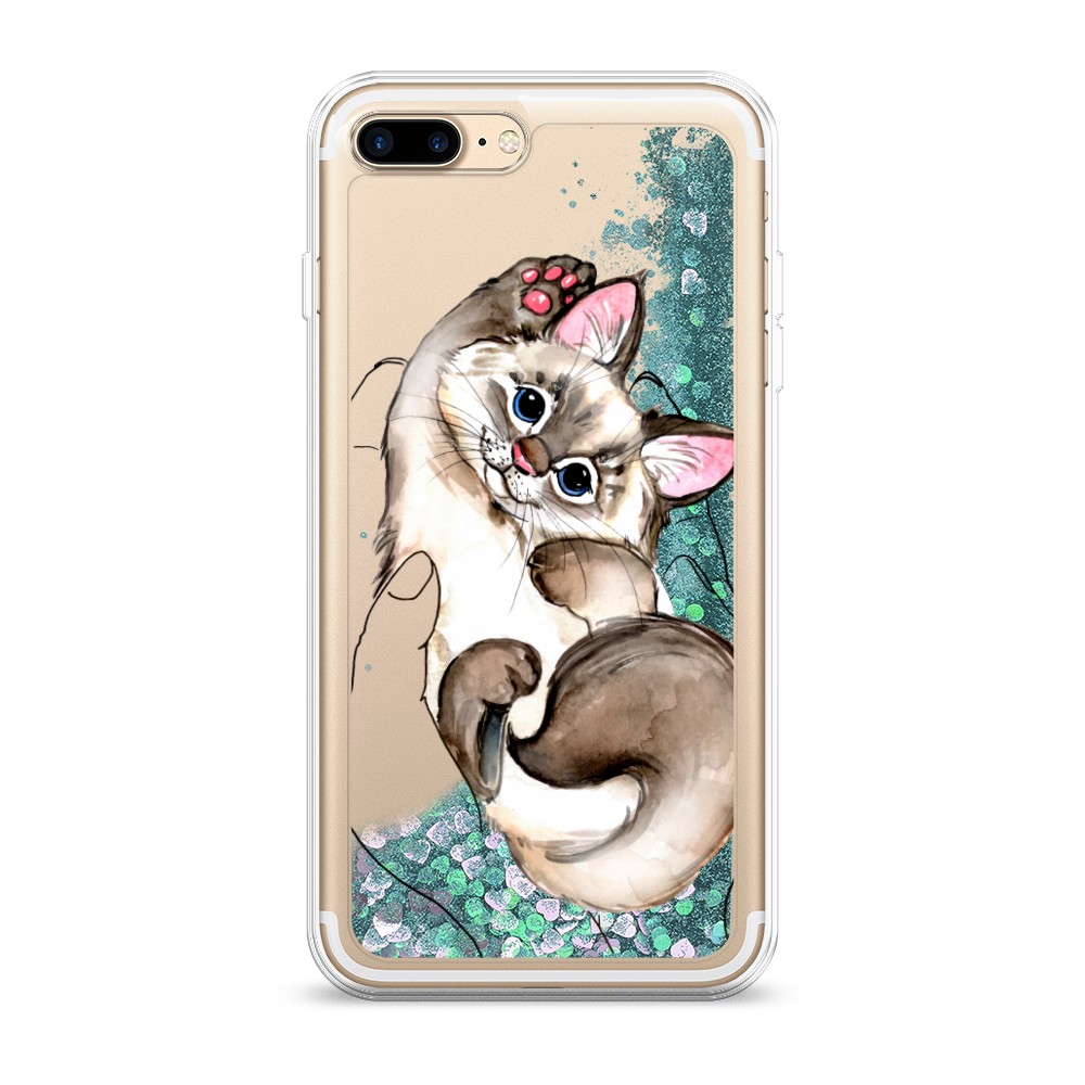

Чехол Awog на Apple iPhone 8 Plus / Айфон 8 Plus "Котенок в ладошках", 10995-1