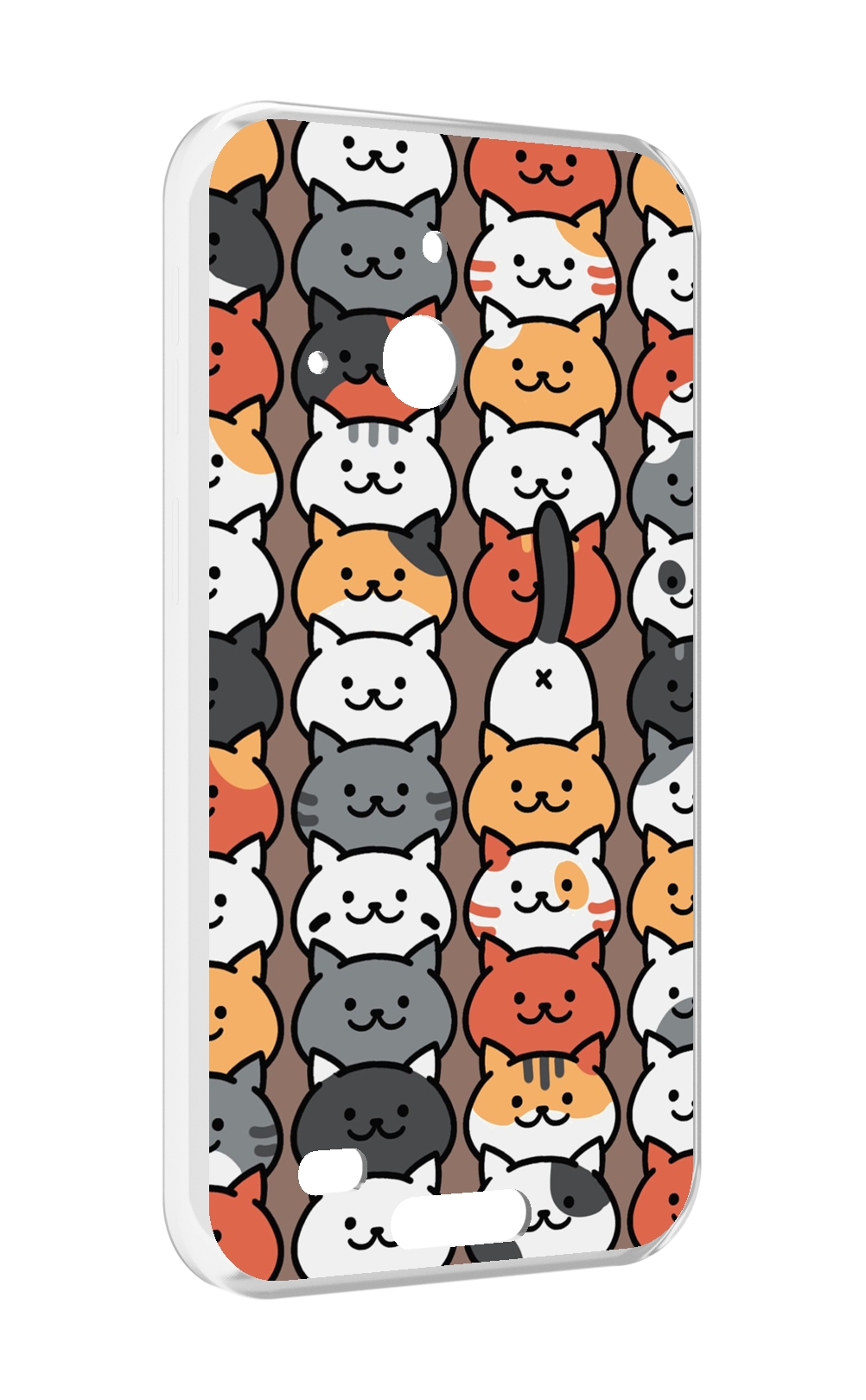 

Чехол MyPads Найди-кота для Oukitel WP20 / WP20 Pro, Прозрачный, Tocco