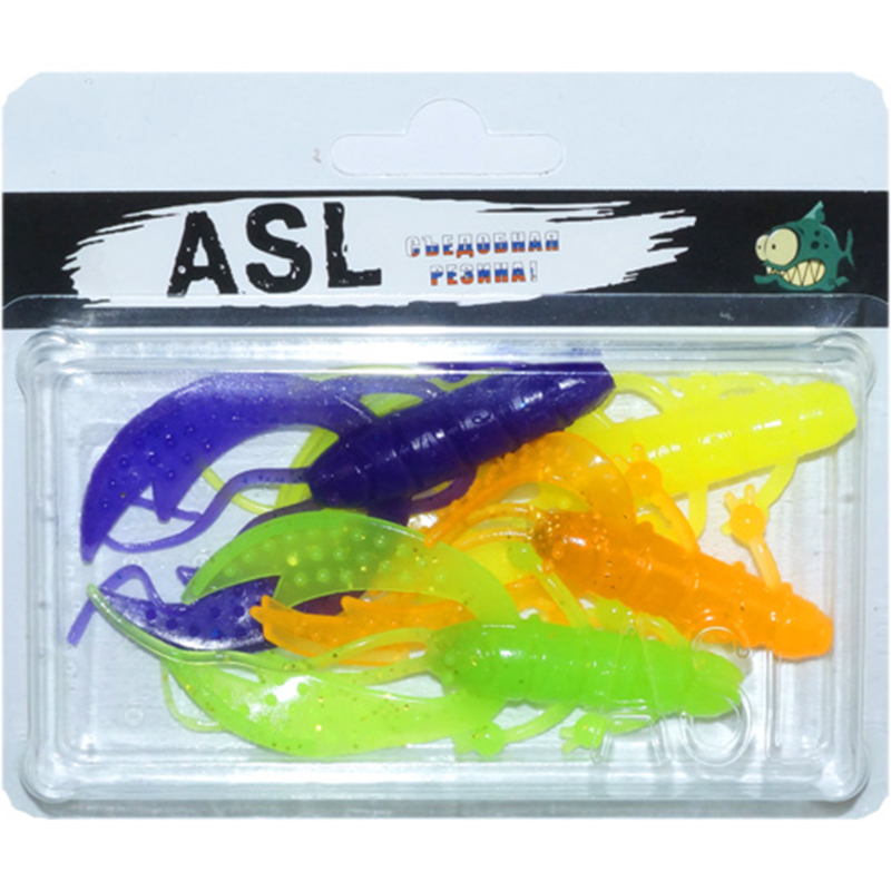 

Силиконовая приманка ASL Рак цв. mix 3 L-5см 5шт/уп, Рак