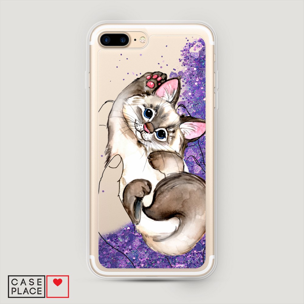 

Чехол Awog на Apple iPhone 8 Plus / Айфон 8 Plus "Котенок в ладошках", Разноцветный, 10992-1
