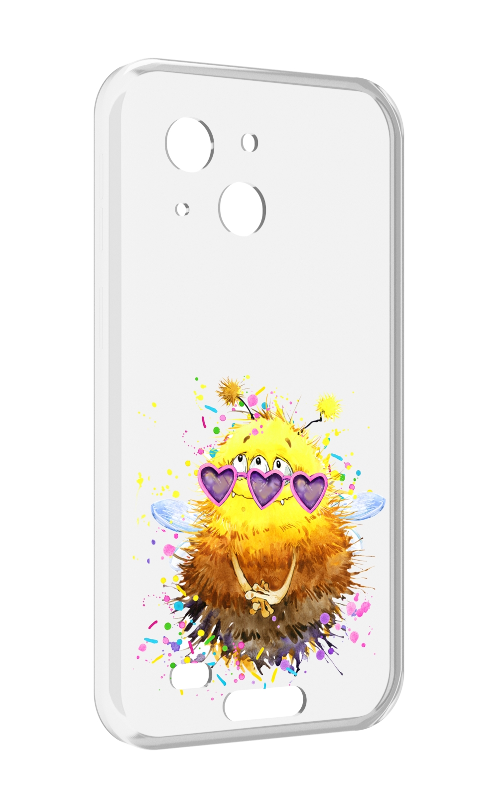 

Чехол MyPads Пушитый шмель для Oukitel WP20 / WP20 Pro, Прозрачный, Tocco