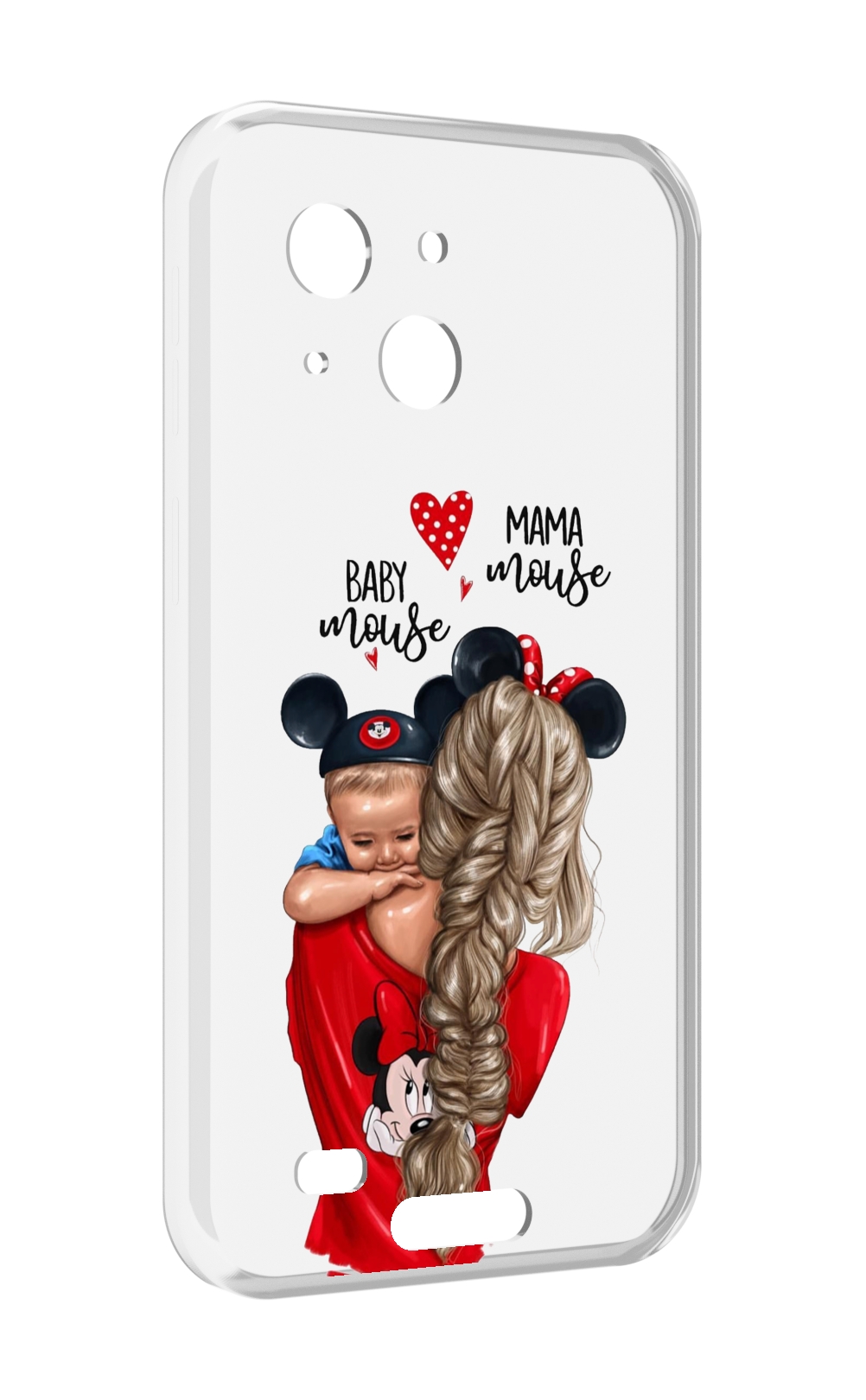 

Чехол MyPads Мама-маус женский для Oukitel WP20 / WP20 Pro, Прозрачный, Tocco
