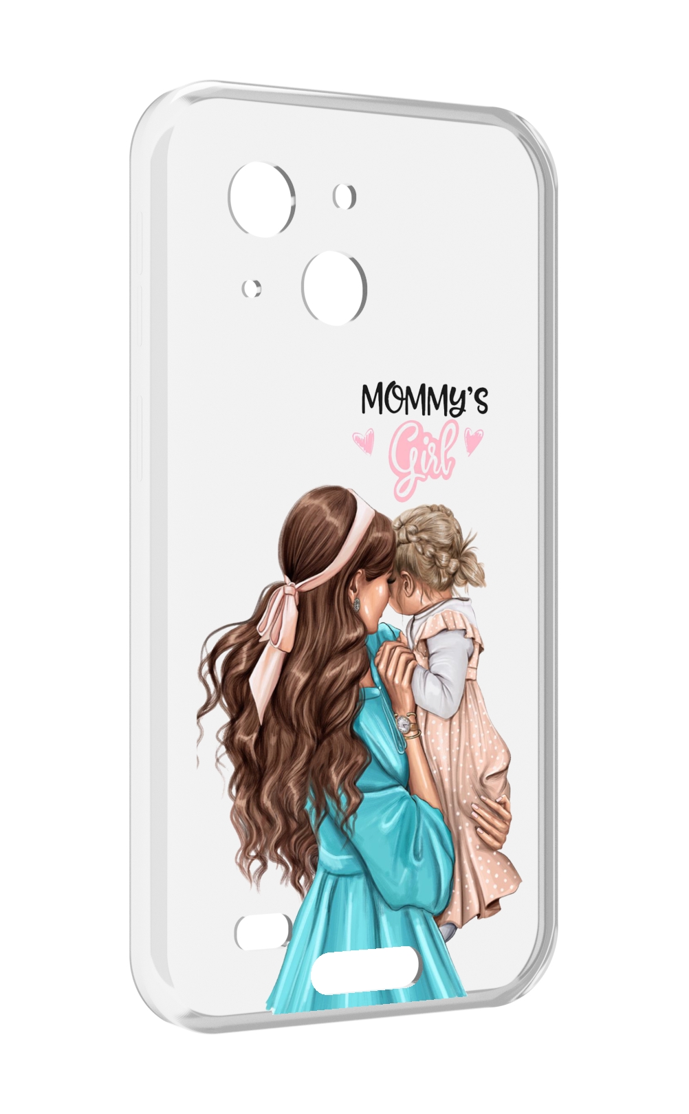 

Чехол MyPads Мама-девочки женский для Oukitel WP20 / WP20 Pro, Прозрачный, Tocco